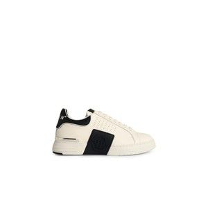 Philipp Plein Lo-Top Phantom White Leather Sneakers - NWT